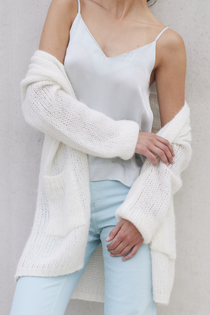 ALPACA BLEND CHUNKY KNIT CARDIGAN ANAM - PULLS - SCAPA FASHION - SCAPA OFFICIAL