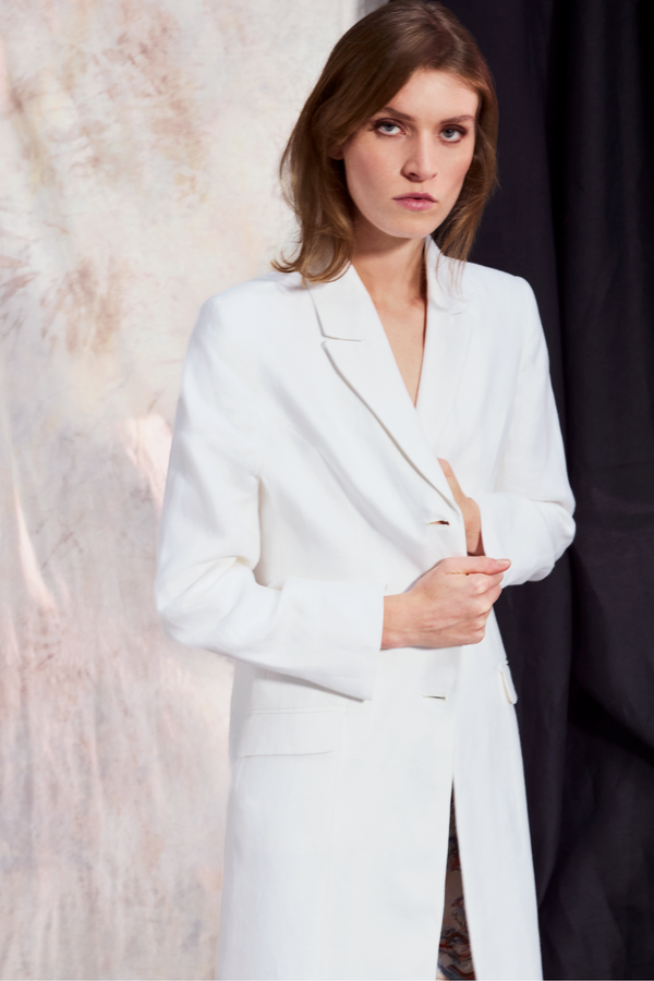 ITALIAN LINEN COAT MARGO