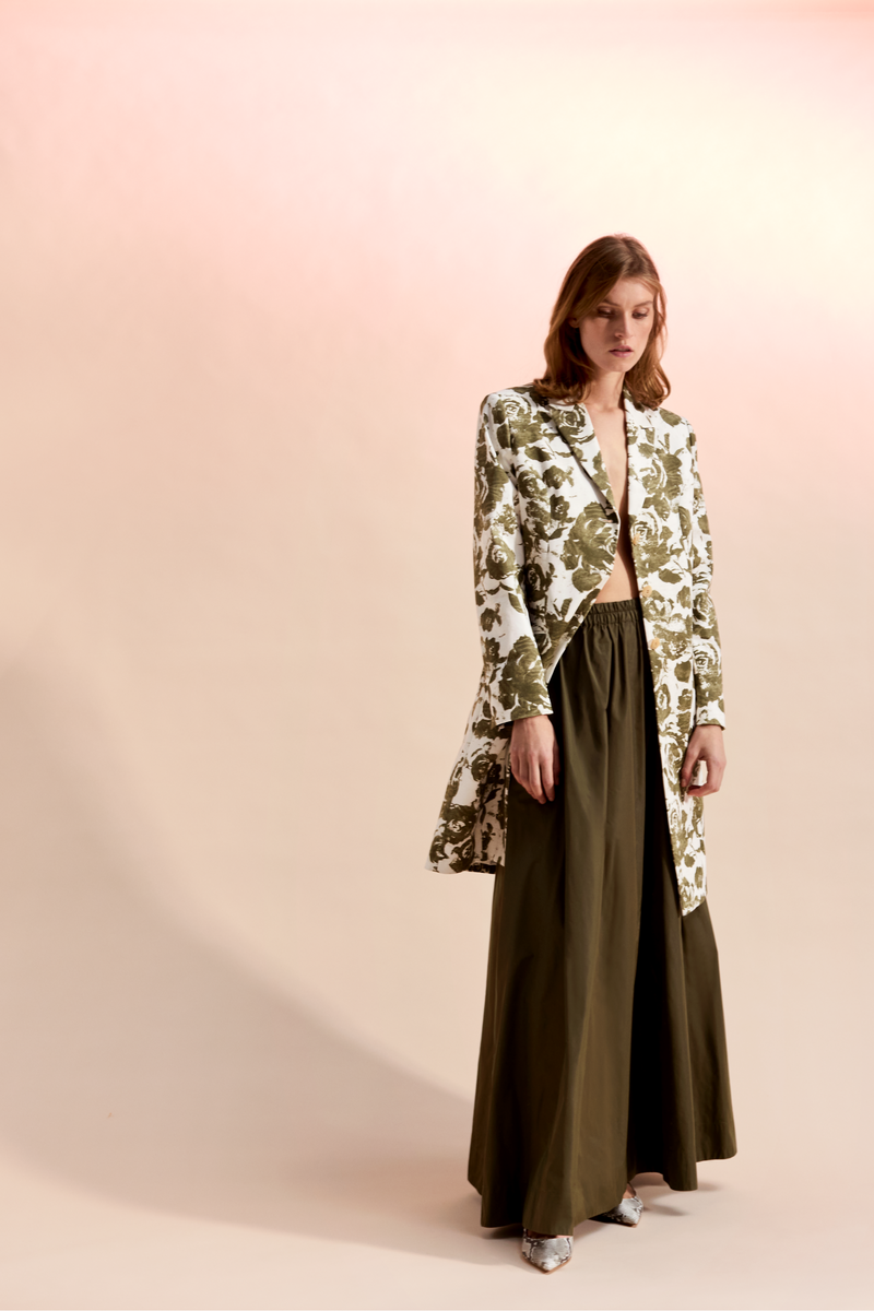 FLORAL PRINT COAT MARGO