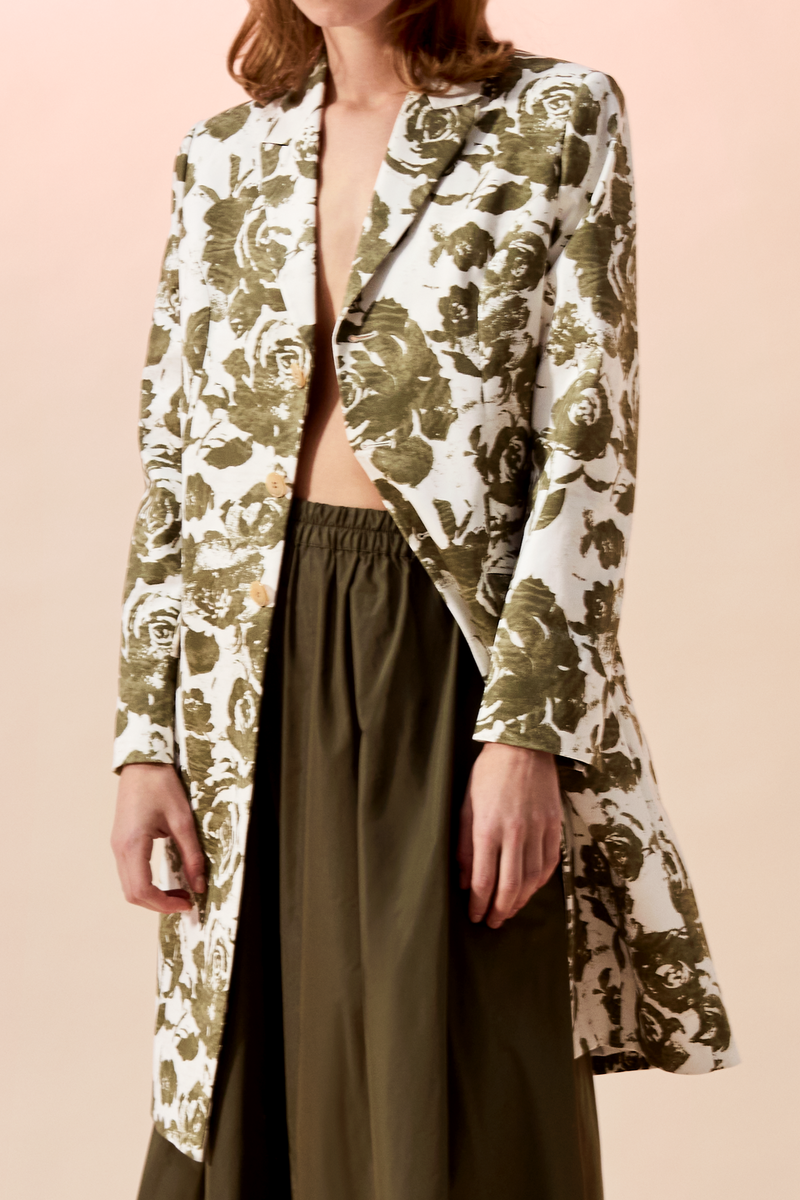 FLORAL PRINT COAT MARGO