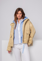 COTTON WATER RESISTANT PARKA FOG