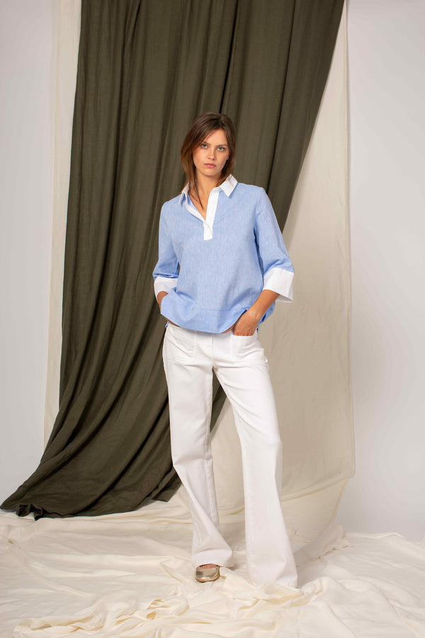 LINEN SHIRT MARS