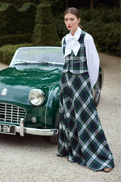 WOOL TRADITIONAL TARTAN WAISTCOAT JANE