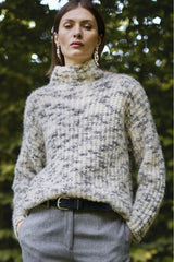 ALPACA BLEND CHUNKU KNIT PULL GILSAN