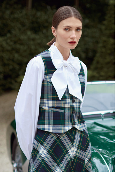 WOOL TRADITIONAL TARTAN WAISTCOAT JANE