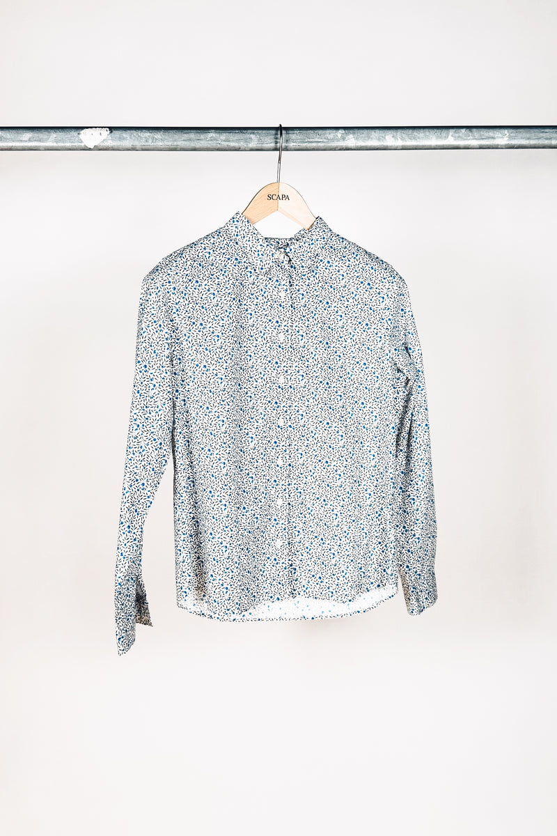 FLOWER PRINT COTTON SHIRT HELINA