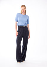 COOL WOOL WIDE-LEG TROUSERS JOLENE