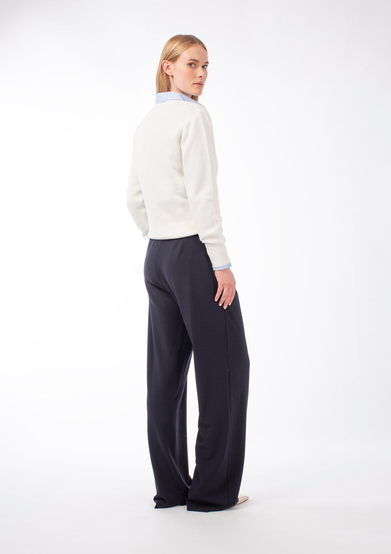 COOL WOOL WIDE-LEG TROUSERS JOLENE