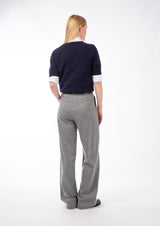 ITALIAN FLANNEL WOOL TROUSERS JOLENE