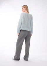 ITALIAN FLANNEL WOOL TROUSERS JOLENE