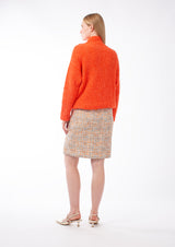 COTTON MULTI-COLOURED TWEED SKIRT DARLINGTON