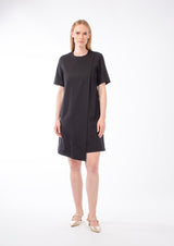 VIRGIN WOOL ASYMMETRICAL DRESS PIXY