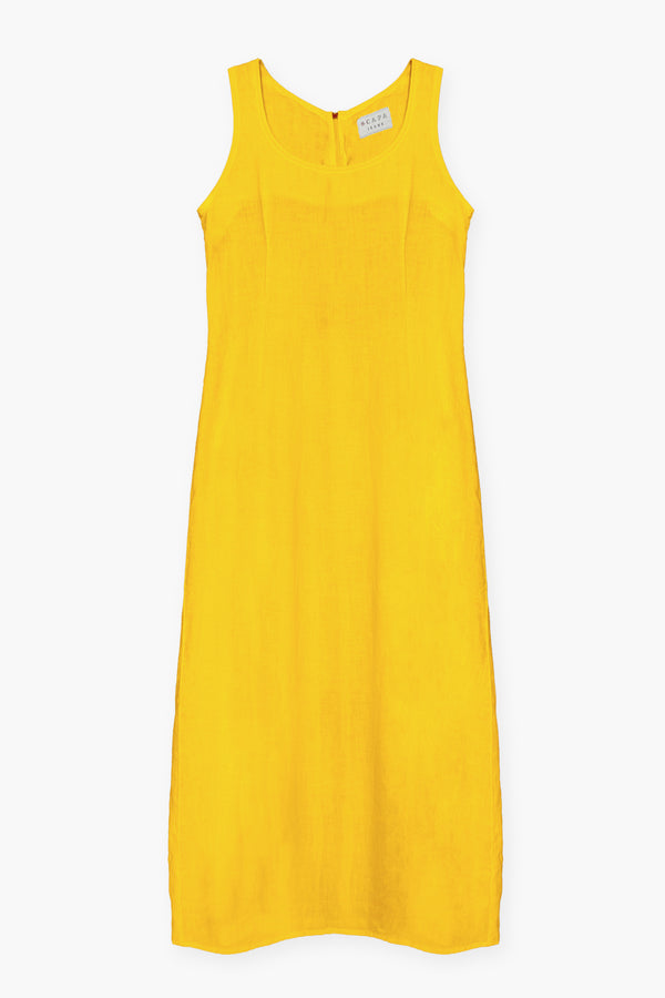 LINEN SLEEVELESS DRESS WESTIN - DRESSES - SCAPA FASHION - SCAPA OFFICIAL