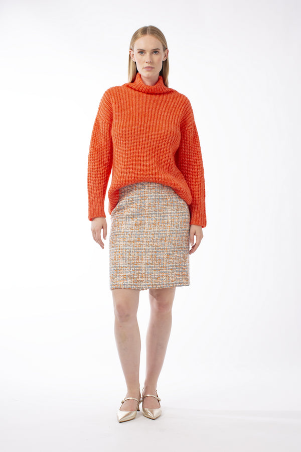 ALPACA WOOL RELAXED CHUNKY-KNIT JUMPER GIOLLINE