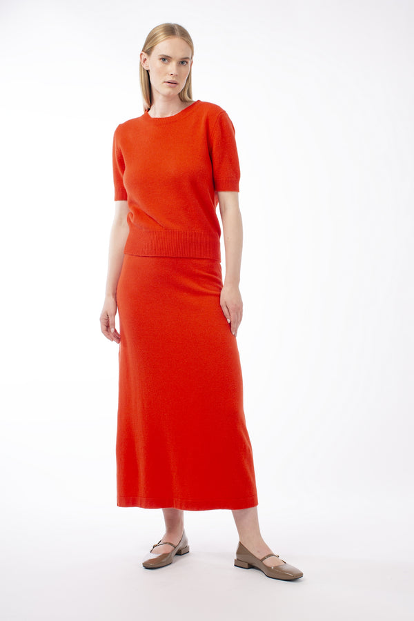 MERINO WOOL PENCIL-STYLE SKIRT BENEDICT