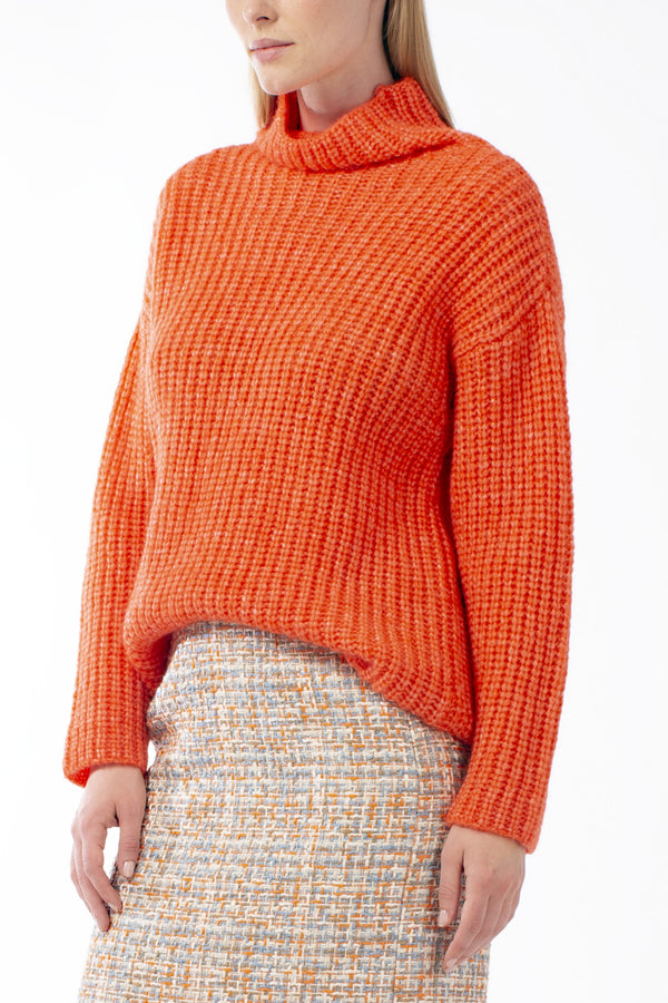 ALPACA WOOL RELAXED CHUNKY-KNIT JUMPER GIOLLINE