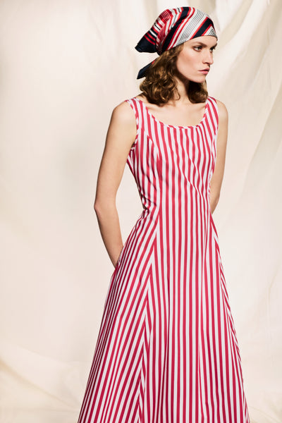 COTTON STRIPED DRESS CHRISTA