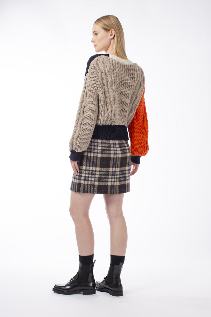 VIRGIN WOOL SKIRT LISA