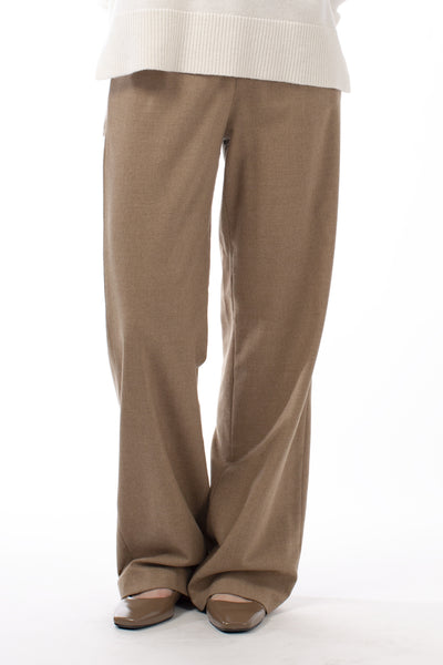 ITALIAN FLANNEL WOOL TROUSERS JOLENE