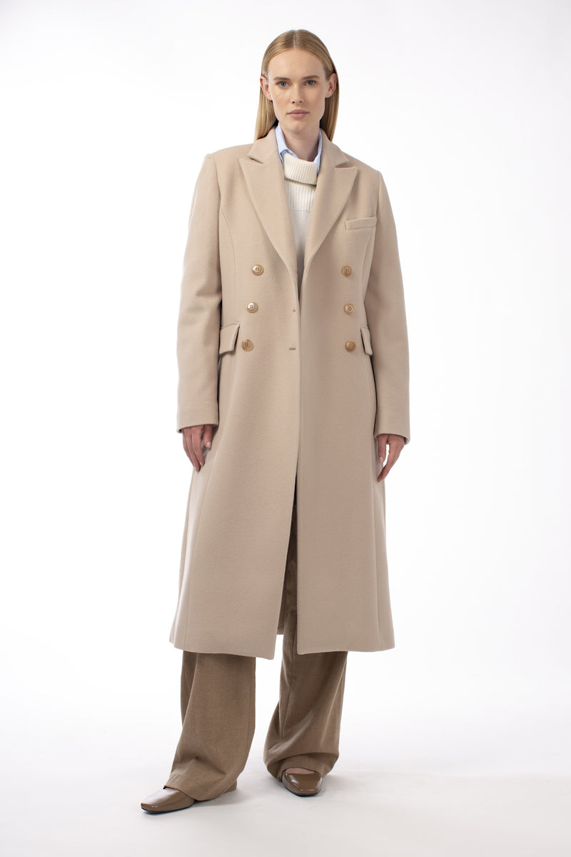 WOOL CASHMERE COAT PRAISE