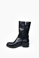 Leather short boot Simone