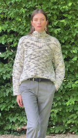 ALPACA BLEND CHUNKU KNIT PULL GILSAN