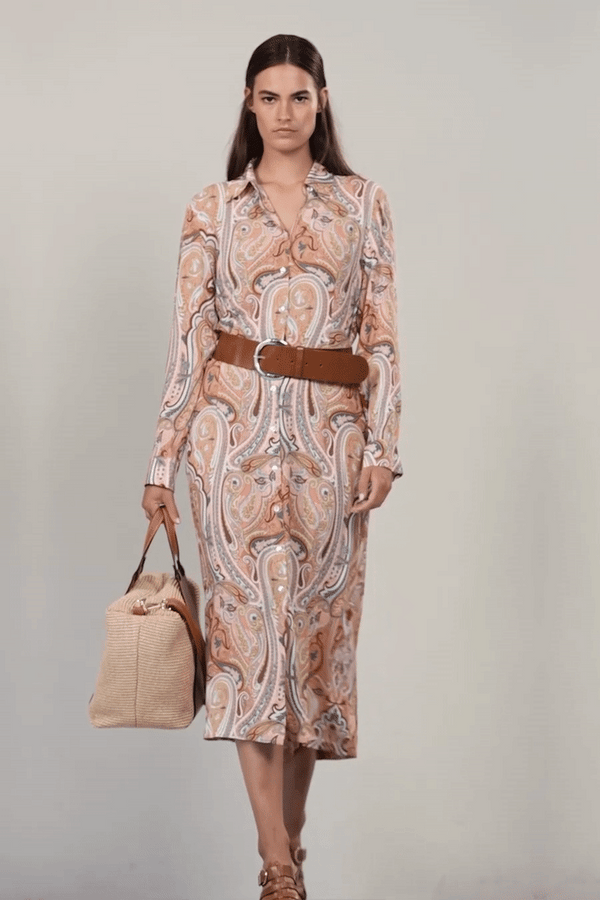 PAISLEY PRINT DRESS MADELINE - DRESSES - SCAPA FASHION - SCAPA OFFICIAL