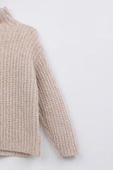 RELAXED CHUNKY-KNIT ALPACA PULL GIOLLA - PULLS - SCAPA FASHION - SCAPA OFFICIAL