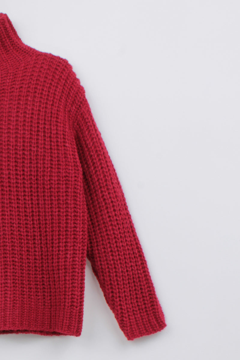 RELAXED CHUNKY-KNIT ALPACA PULL GIOLLA - PULLS - SCAPA FASHION - SCAPA OFFICIAL