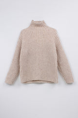 RELAXED CHUNKY-KNIT ALPACA PULL GIOLLA - PULLS - SCAPA FASHION - SCAPA OFFICIAL