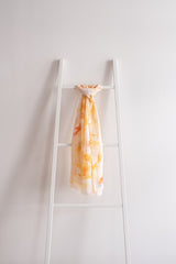 LINEN WATERCOLOUR SHAWL ROSE - ACCESSOIRES - SCAPA FASHION - SCAPA OFFICIAL