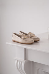 LEATHER MOCCASIN PRUNELLA - SHOES - SCAPA FASHION - SCAPA OFFICIAL