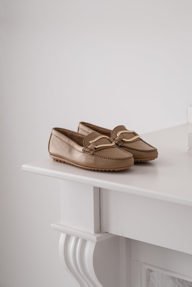 LEATHER MOCCASIN PRUNELLA - SHOES - SCAPA FASHION - SCAPA OFFICIAL