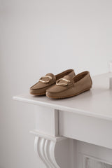 LEATHER MOCCASIN PRUNELLA - SHOES - SCAPA FASHION - SCAPA OFFICIAL