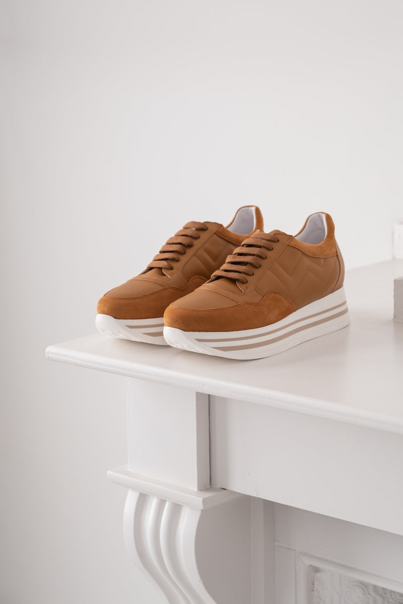 LEATHER-SUEDE SNEAKER PAXON - SHOES - SCAPA FASHION - SCAPA OFFICIAL